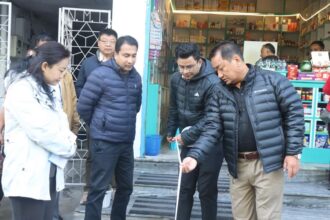 MLA leads inspection to explore road widening options in Namchi