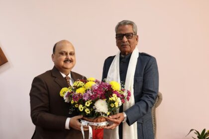 New Chief Administrator VB Pathak Visits Sikkim Governor